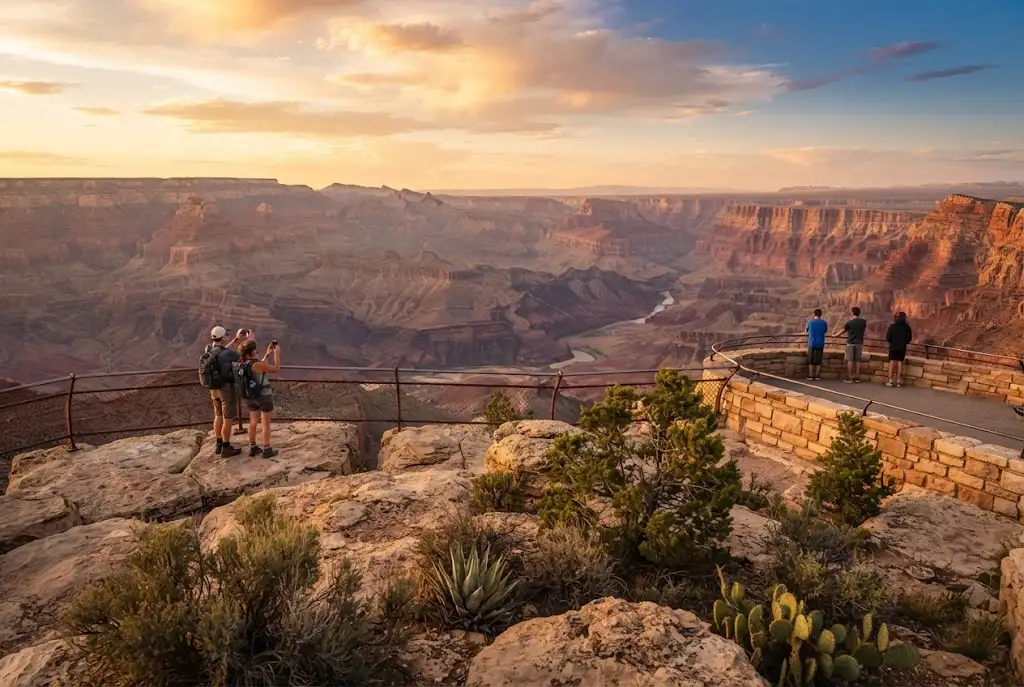 Most popular places to visit in Arizona featuring Grand Canyon scenery