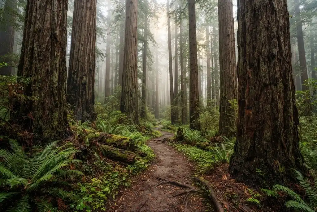 Nature places to visit in Northern California redwood forest